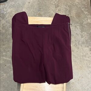 Amanda & Chelsea Deep Burgundy Women's Work Pants